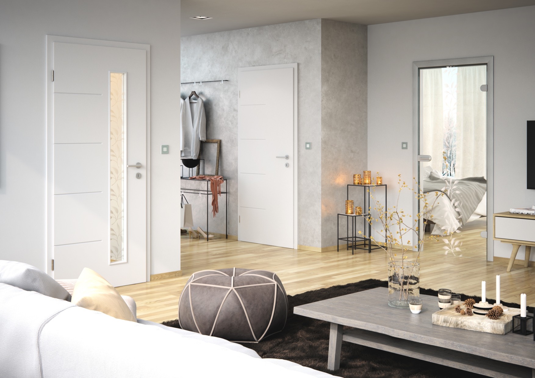 Celoskleněné dveře Prüm