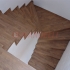 Celkový pohled shora na obklad schodů tilo