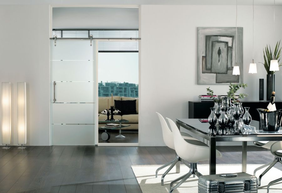 Celoskleněné posuvné dveře Prüm