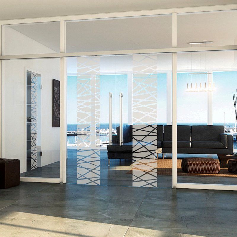 Kyvné celoskleněné dveře Prüm