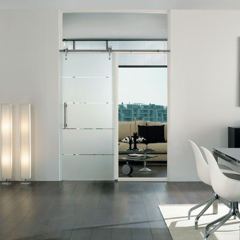 Posuvné celoskleněné dveře Prüm