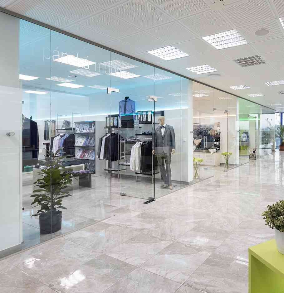 Celoskleněné stěny VV SKLO